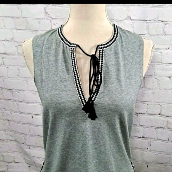 J CREW  Tie Neck Tank Top - Picture 1 of 8